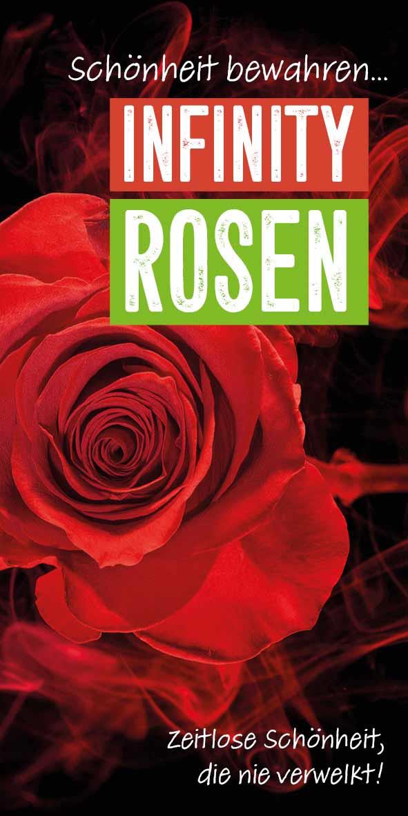 ekaflor Glycerinrosen POS-Banner inkl. Druck