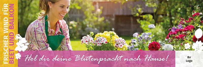 ekaflor Beet u. Balkon 2025 Spannbanner mit Ösen inkl. Druck