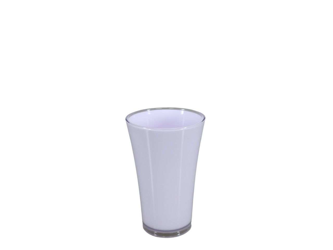Gebrauchsvase Fizzy Cristal H20 D13,5 weiß