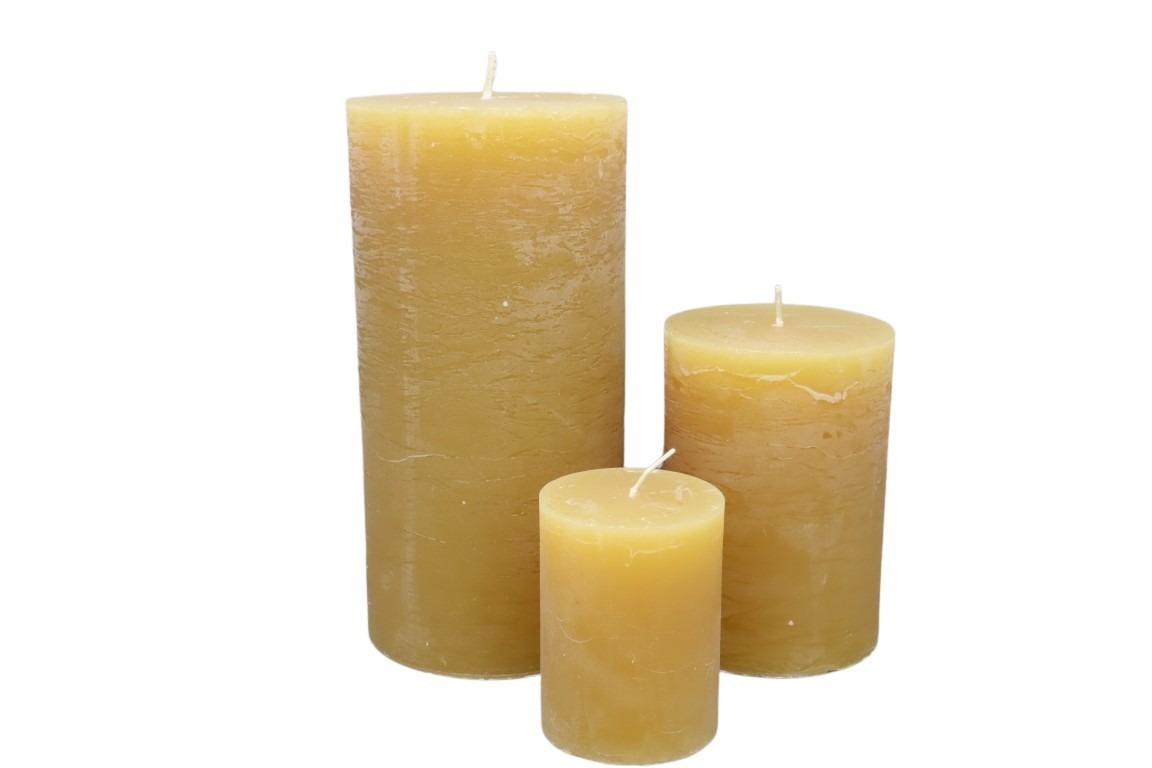 Kerze Rustika 200/85mm honig