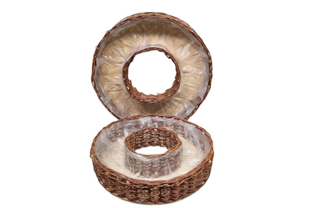 Pflanzring Set/2 Weide natur D60+50cm