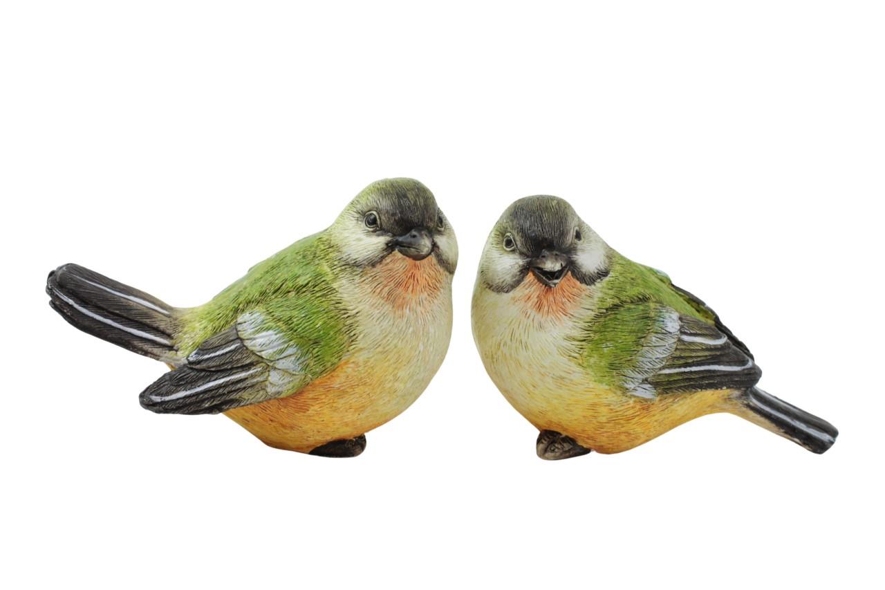 Vogel Norma Polyresin grün L8,5cm