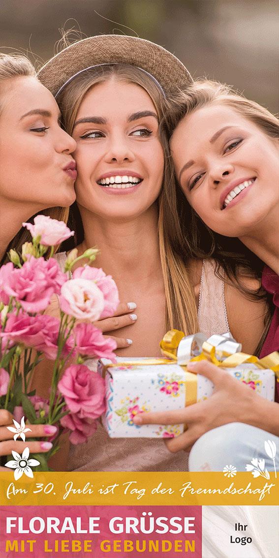 ekaflor Tag der Freundschaft 2025 Roll-up Banner m. Ständer