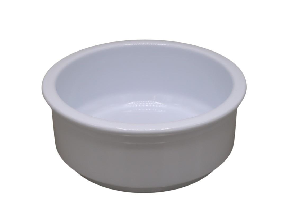 Keramikschale 84  D30cm, weiß-glanz