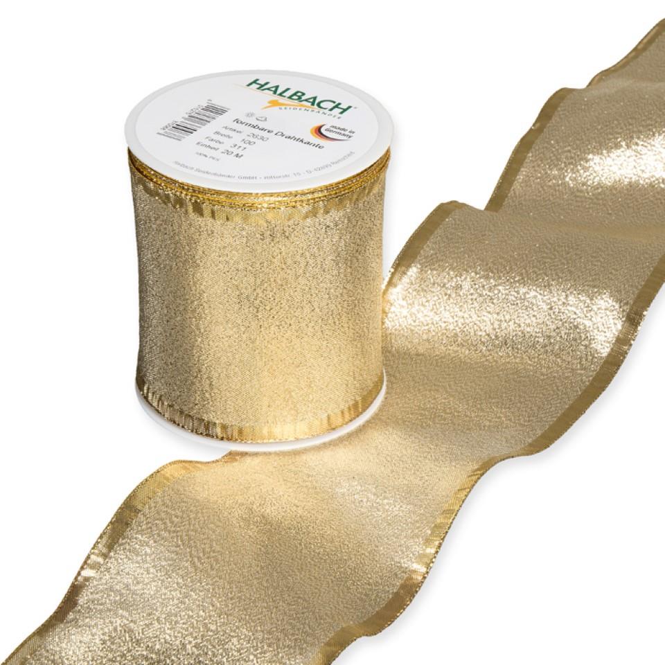 Band gold 100 mm 20 Meter gold