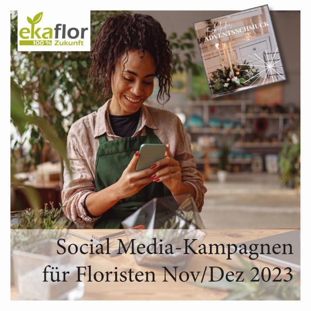 ekaflor Winterpaket Social-Media-Kampagnen für Floristen