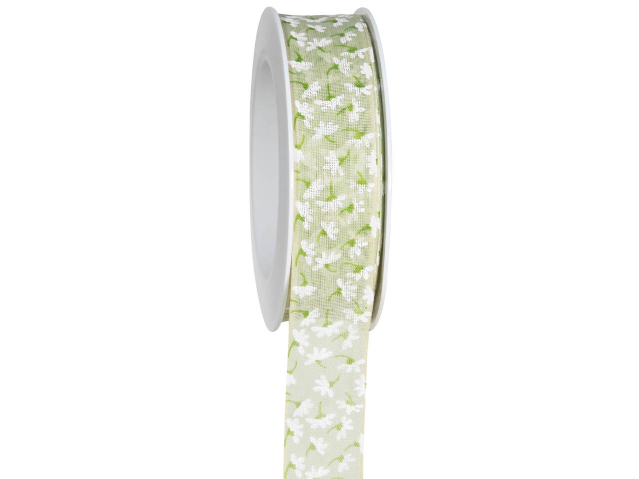 Band Margarita m. Draht 25 mm 18 Meter 543 lindgrün