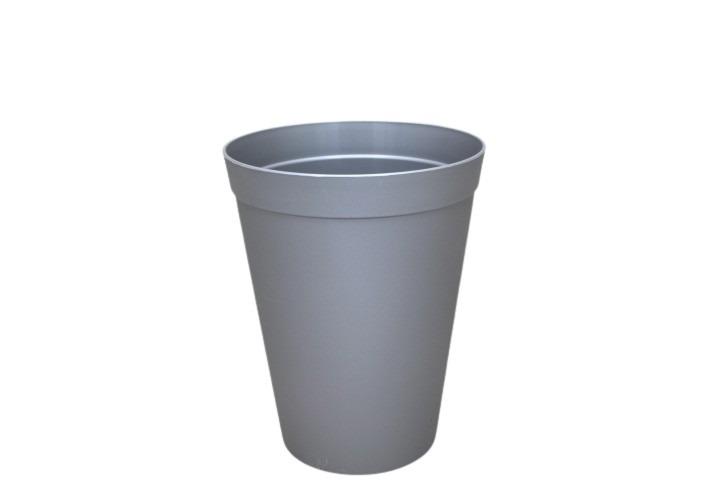 Floristvase Basic zink, H20 D15cm