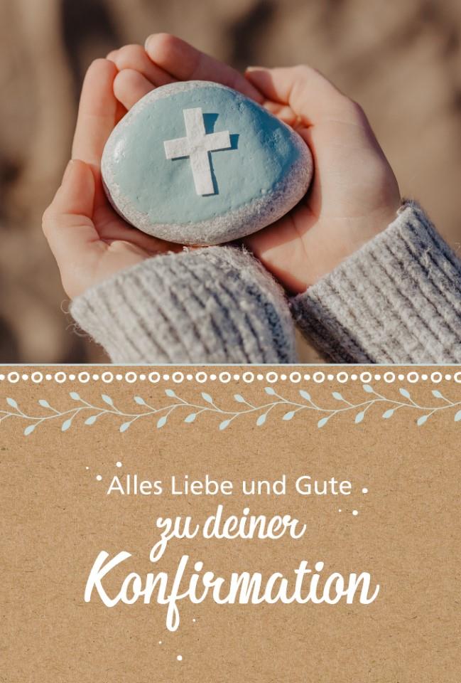 Glückwunschkarten Konfirmation  11,5x17 cm