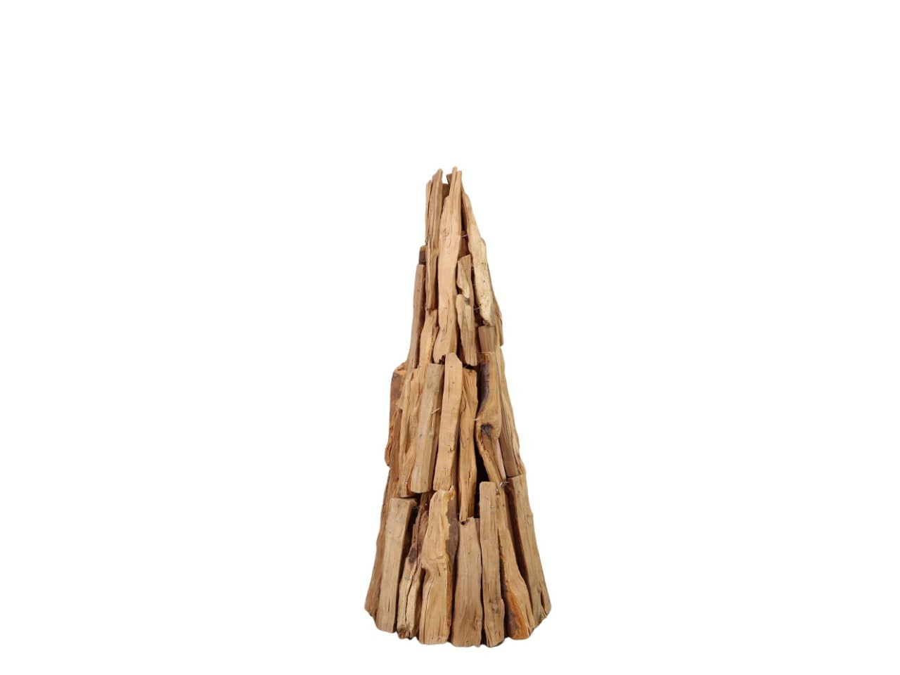 Baum aus Holzstücken natur H37,5cm