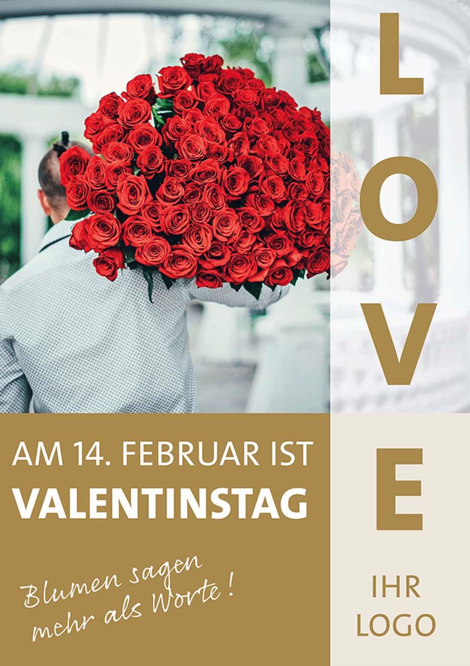 ekaflor Valentinstag 2 Plakate A1 inkl. Druck 04 (2Stk)