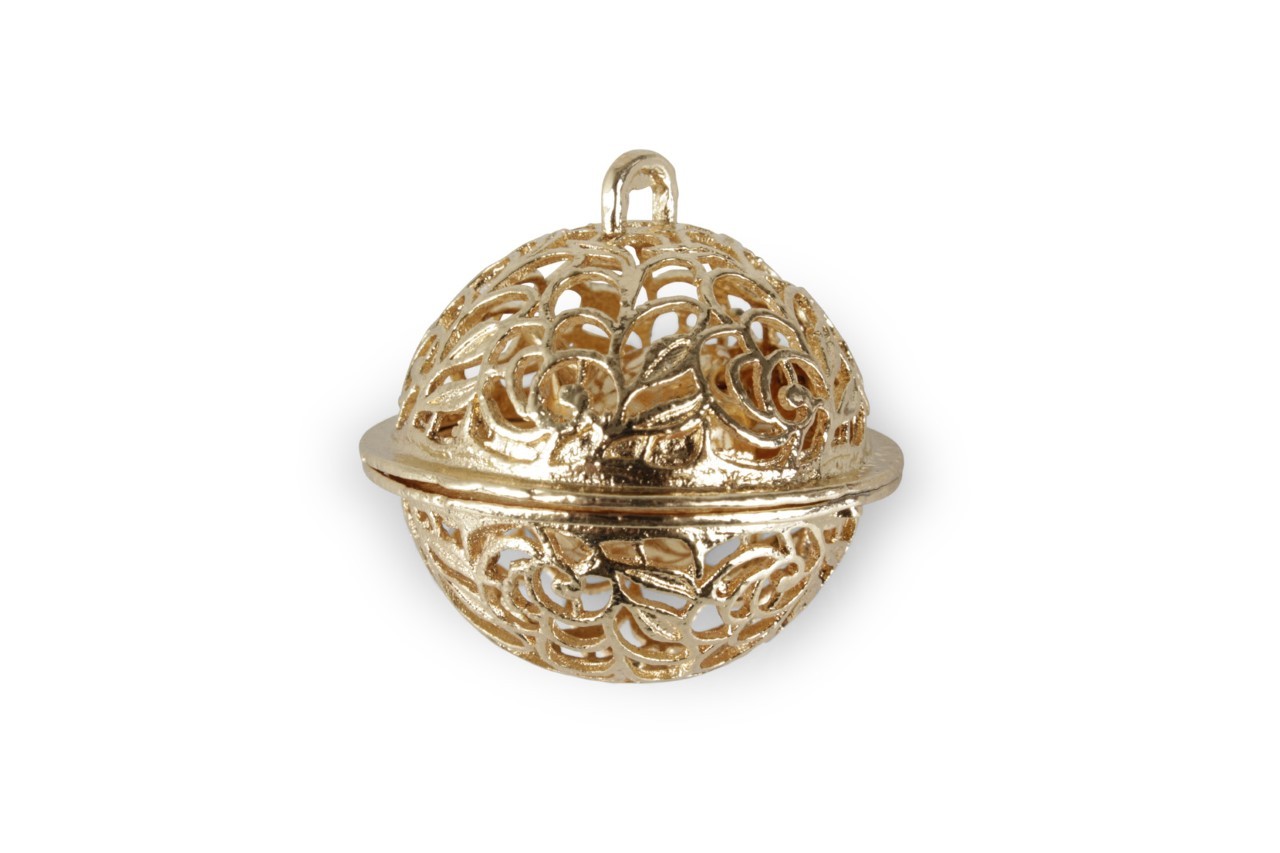 Glocke Metall gold D3,5cm