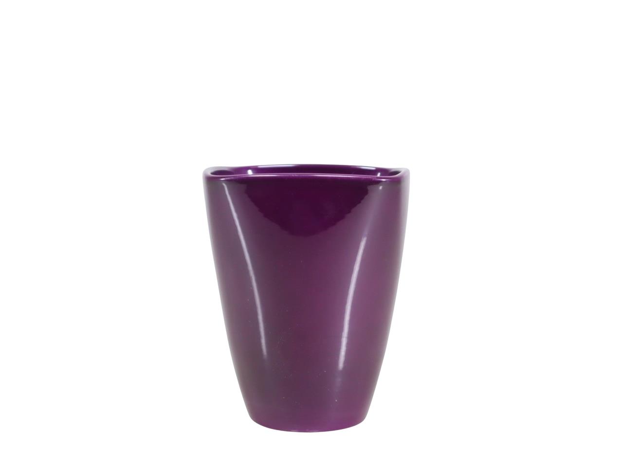 Orchideentopf D8H9,5cm Form 407/09 violett lasur