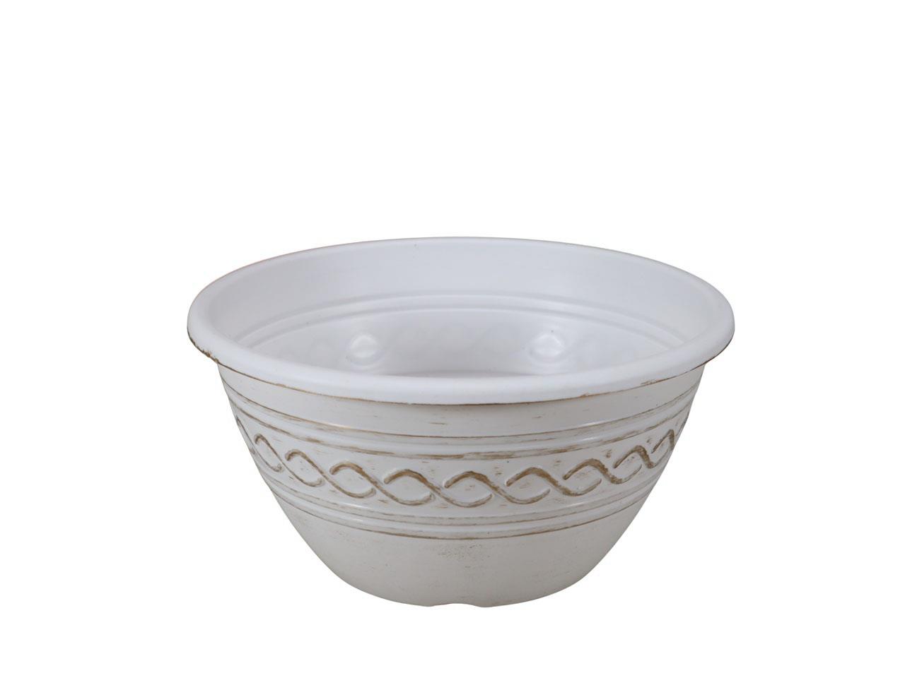 Plastikschale Bella weiß D25cm NETTO