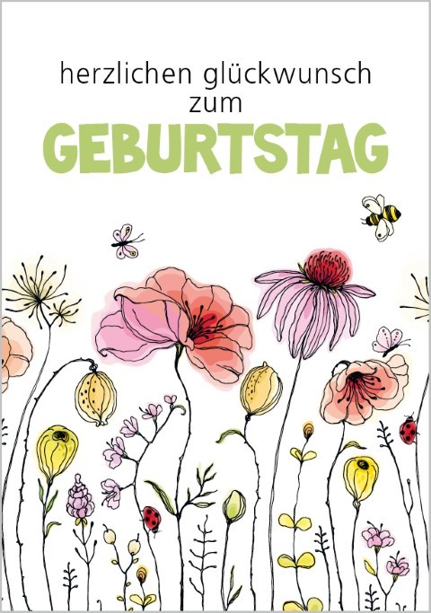 Minikarten Beetle 7,5x5 cm