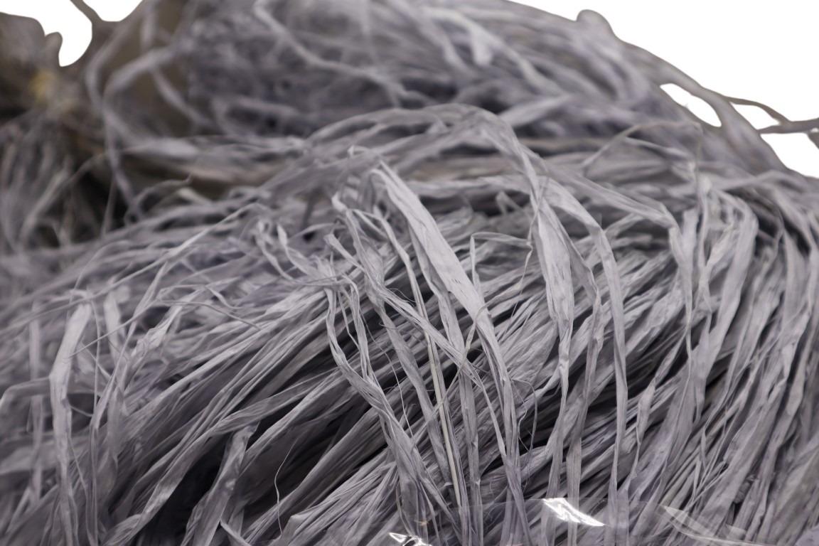 Bastzopf 400gr. silbergrau 53