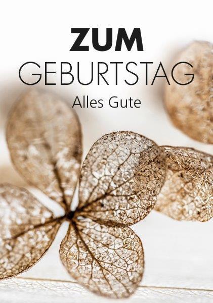 Minikarten Coral Rose Zum Geburtstag 7,5x5 cm