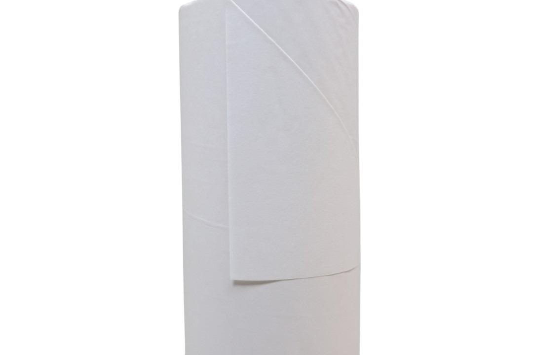 Manschettenpapier 25cm 100lfm 2-seitig weiß NETTO