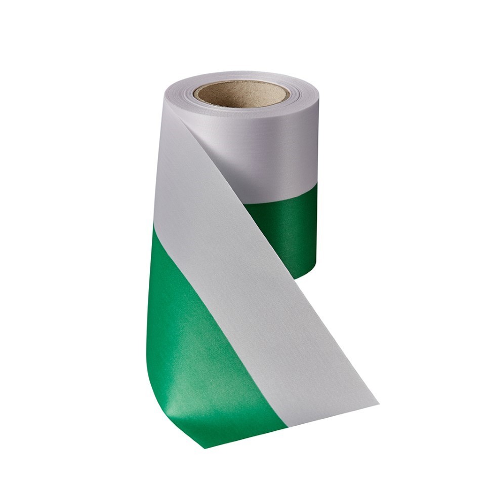 Nationalband 125mm NETTO Super-Satin grün-weiss