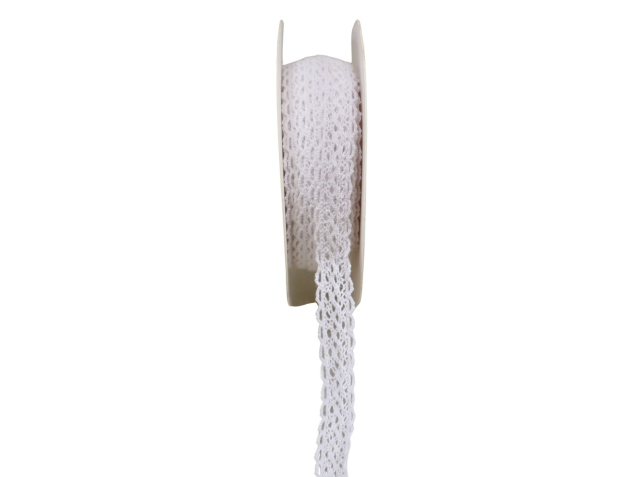 Spitzenband Baumwolle weiß 1,5cm