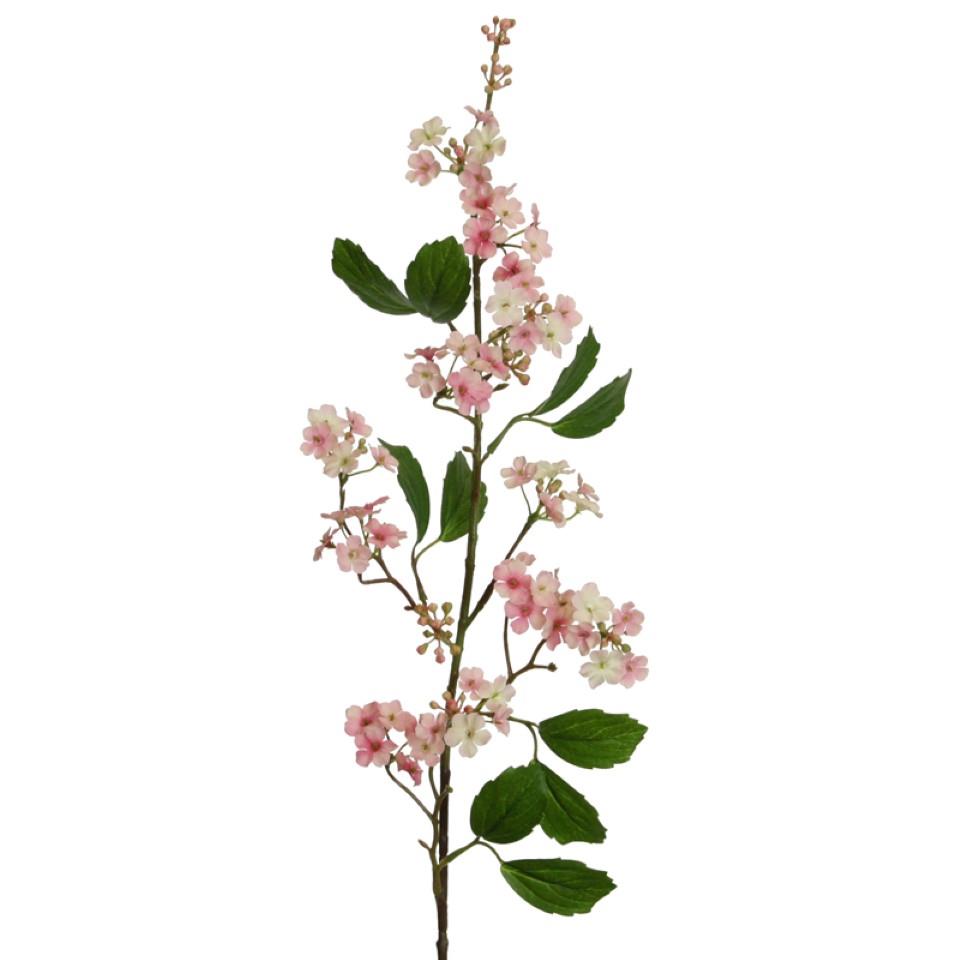 Viburnumzweig 85cm rosa