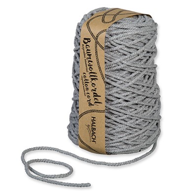 Baumwollkordel 500gr. ca.80Meter 5mm grey 21 NETTO