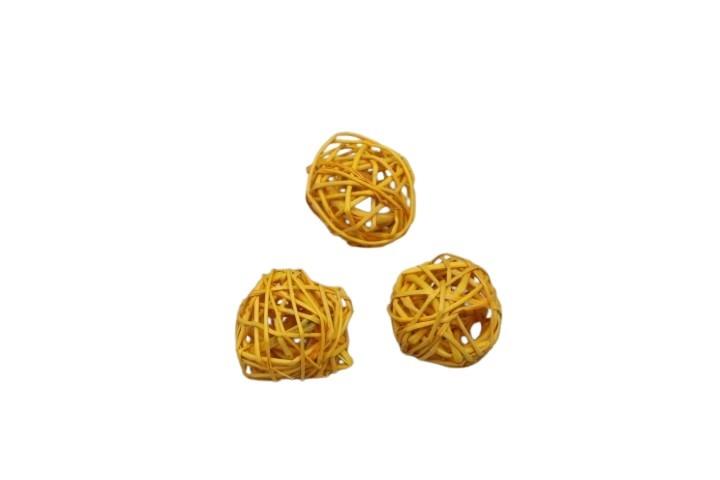 Lataball D4cm Sonnengelb