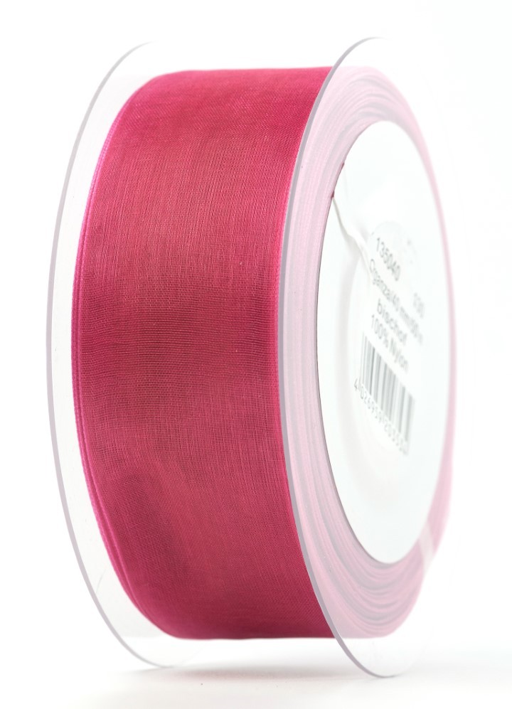 Band Beauty Organdy 40 mm 50 Meter pink 130
