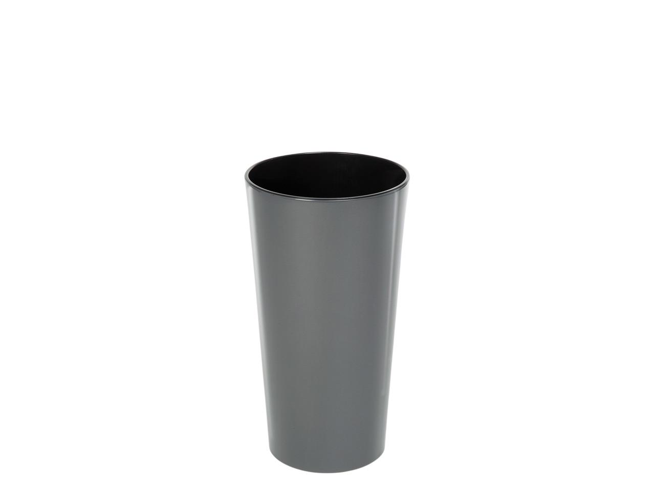 Gebrauchsvase Lilia H26 D14 anthrazit 534-82