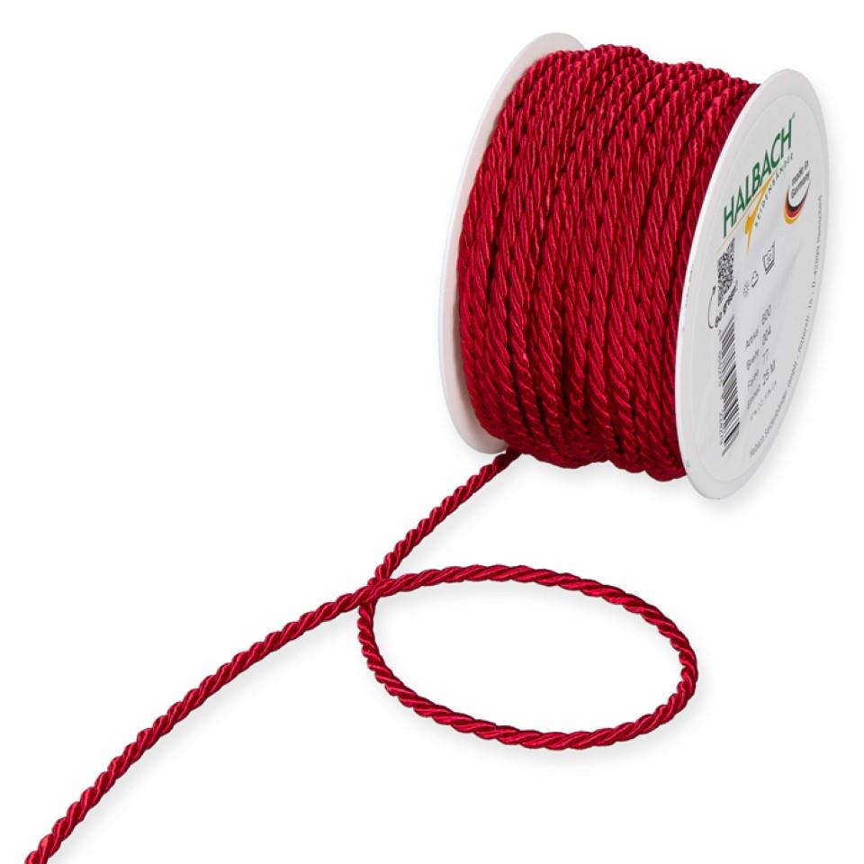Kordel 4mm rot 77