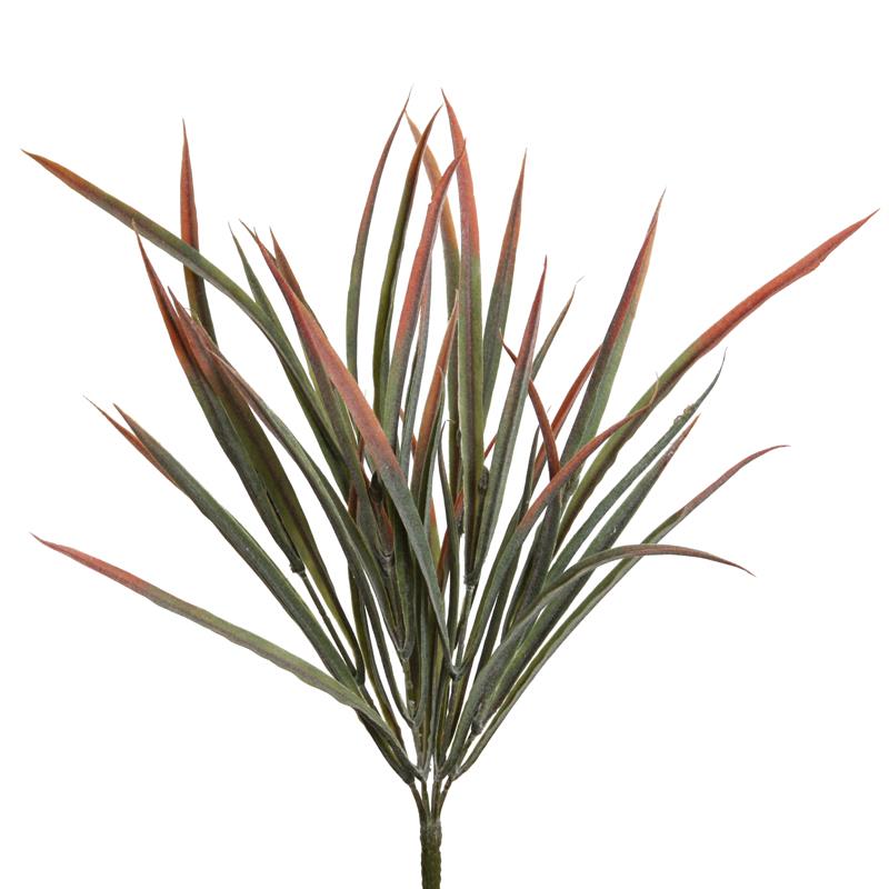 Grasbusch gefrosted 38 cm burgund