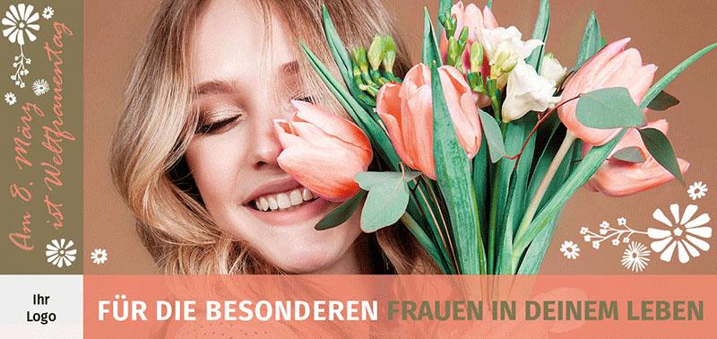 ekaflor Frauentag 2025 DIN lang Flyer inkl.Druck(1000Stk)