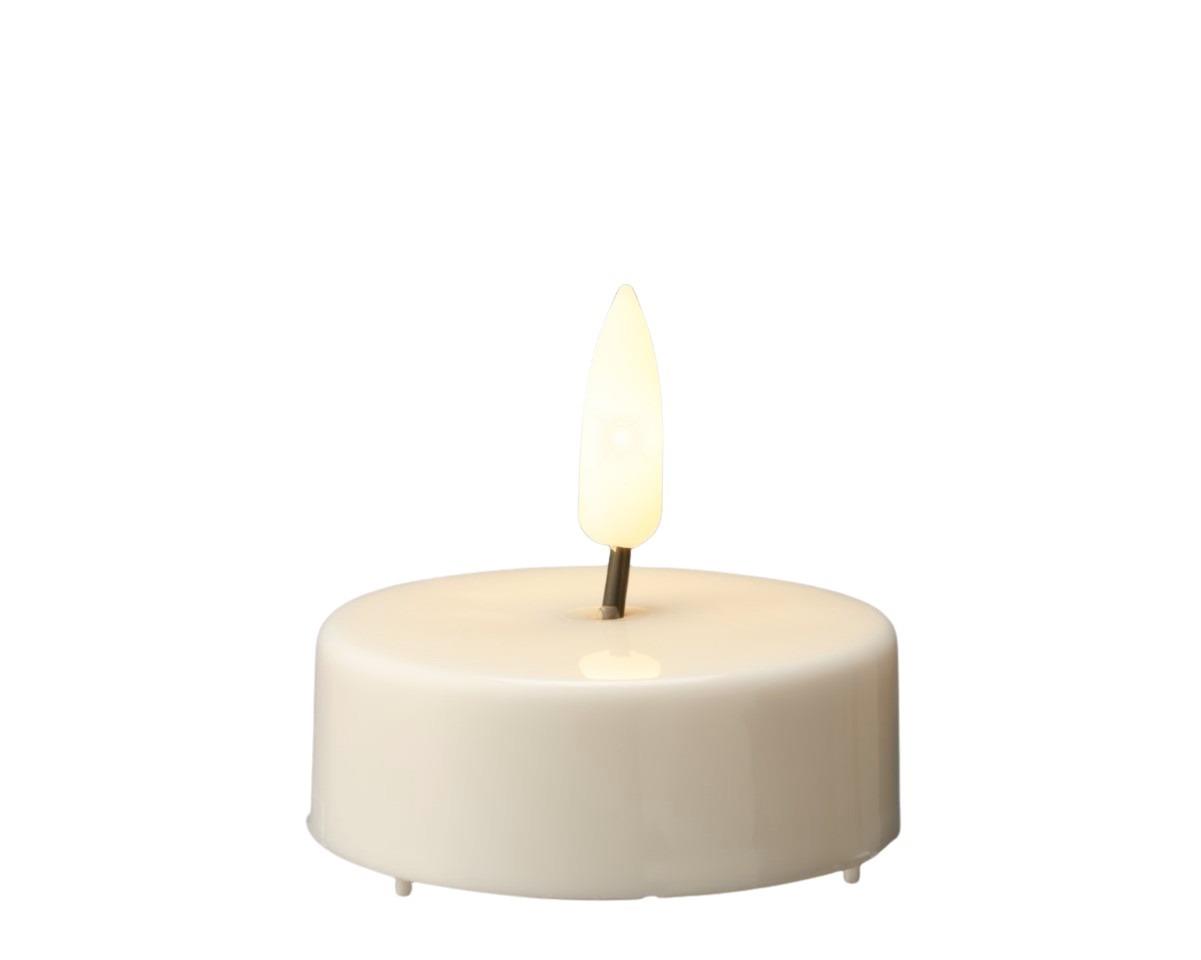 LED Teelicht Plastik indoor warmweiss D6cm