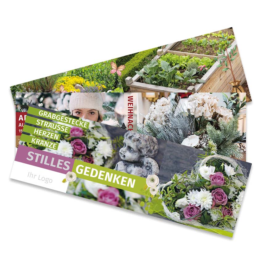 Spannbanner mit Ösen inkl. Druck