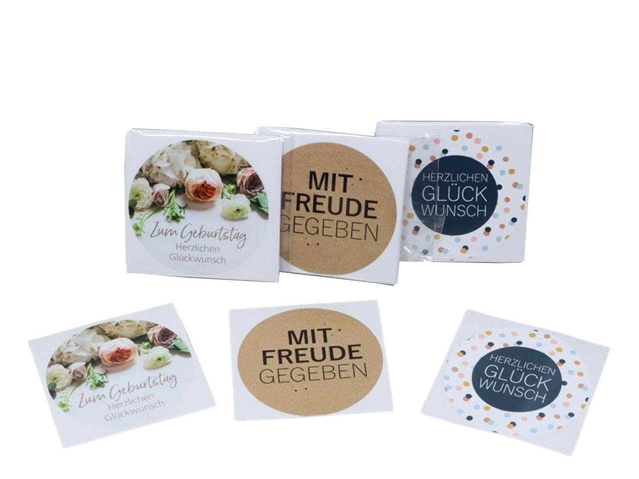 Etiketten, Aufkleber & Labels