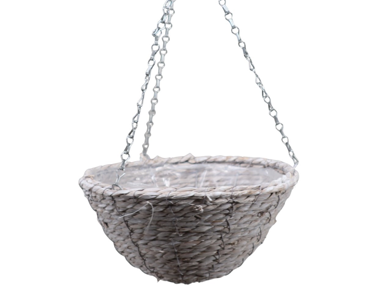 Korbampel Seegras gekalkt D28cm