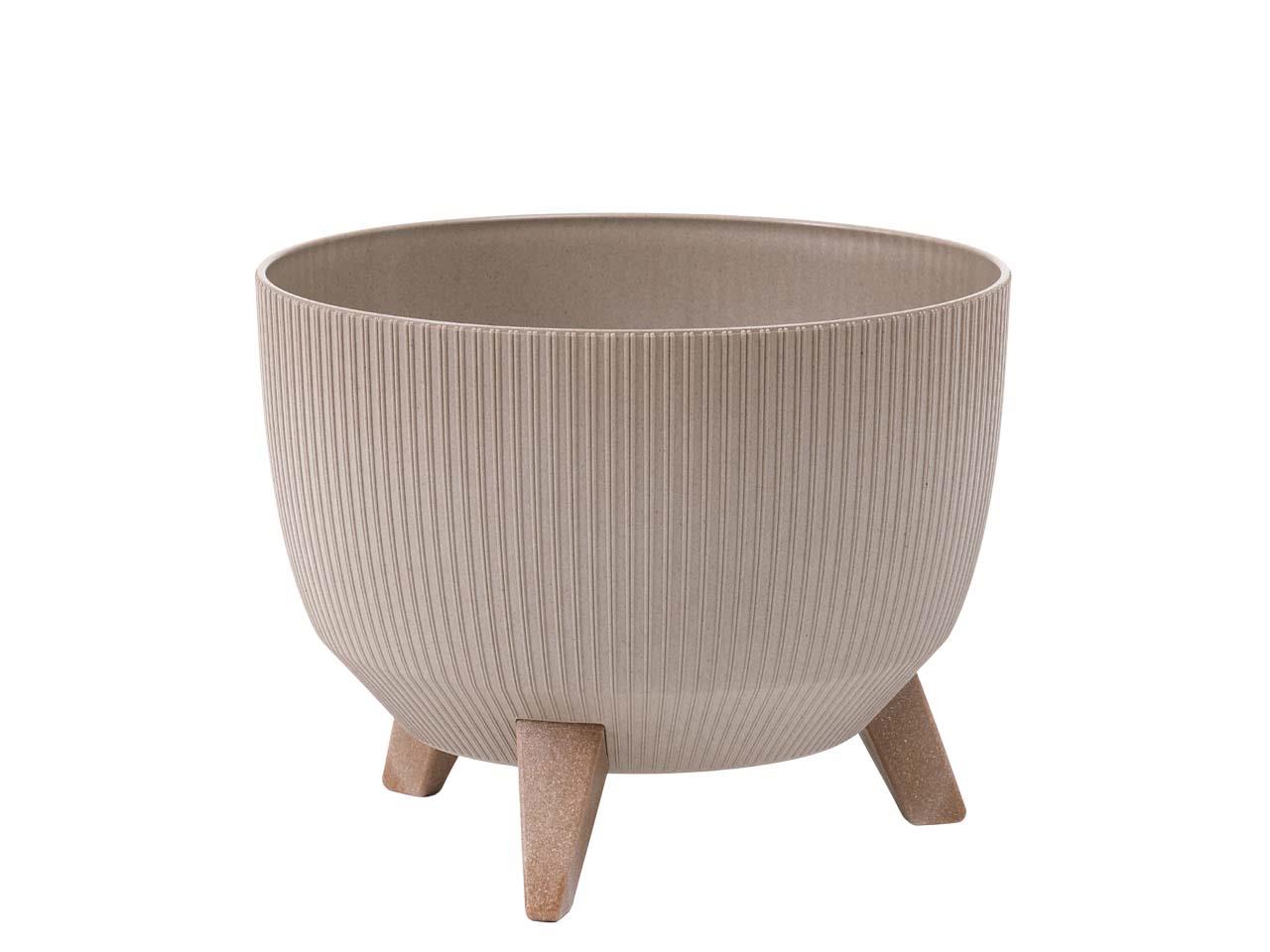 Plastikschale D40cm H25cm "Roma" auf  Füß. Latte 972-85