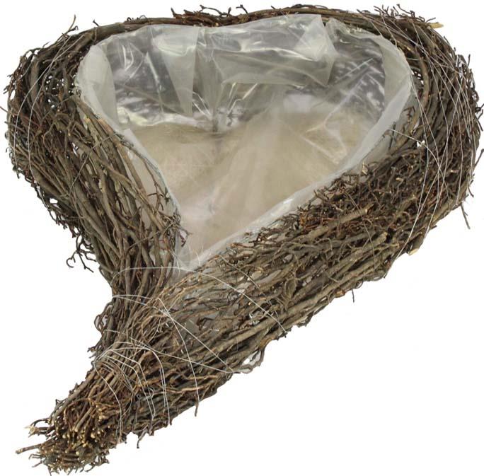 PflanzHerz Rebzweige L70x50H13cm natur