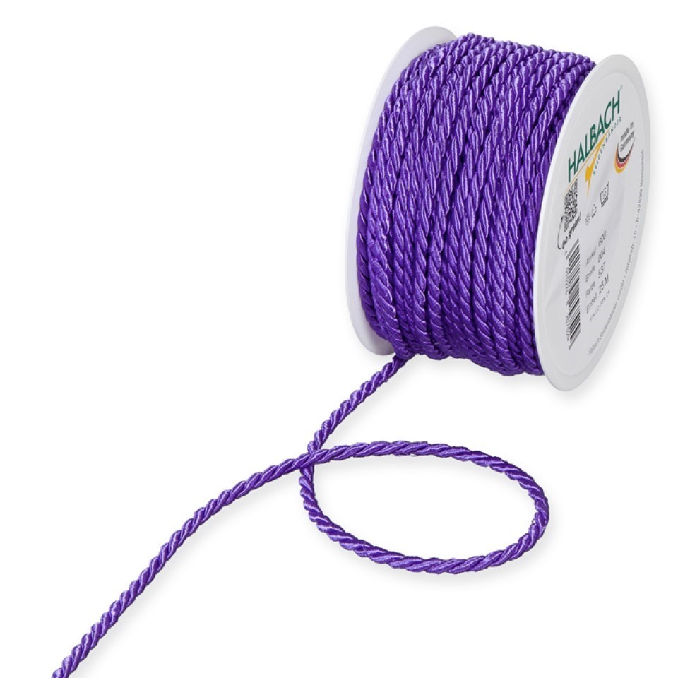 Kordel 6mm lila 537