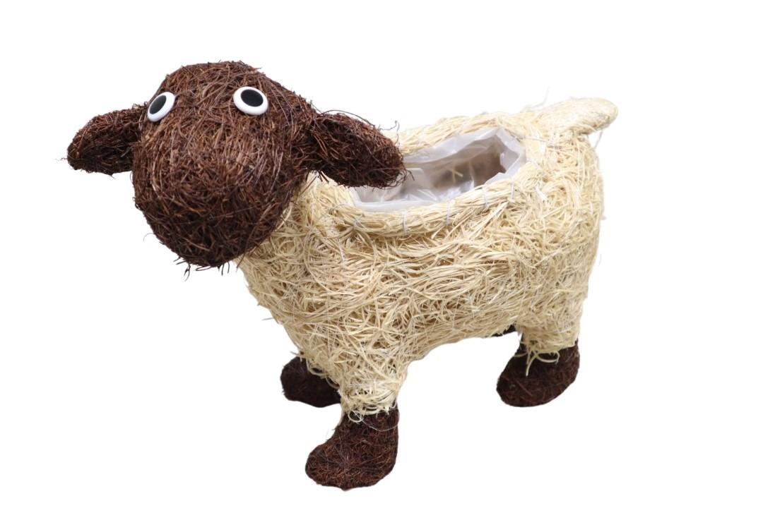 Schaf z. Pflanzen Rebe natur-gebleicht D13xL30cm NETTO