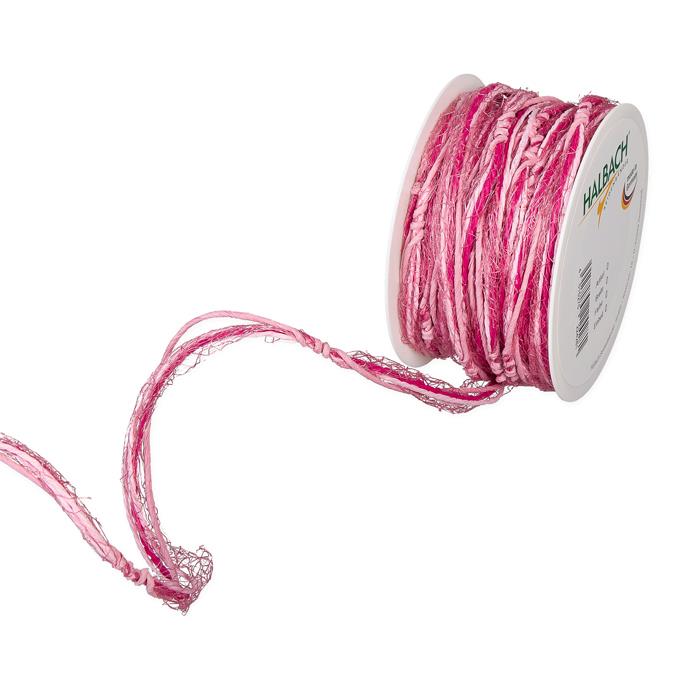 Kordel Materialmix 15 mm rose/Pink 512