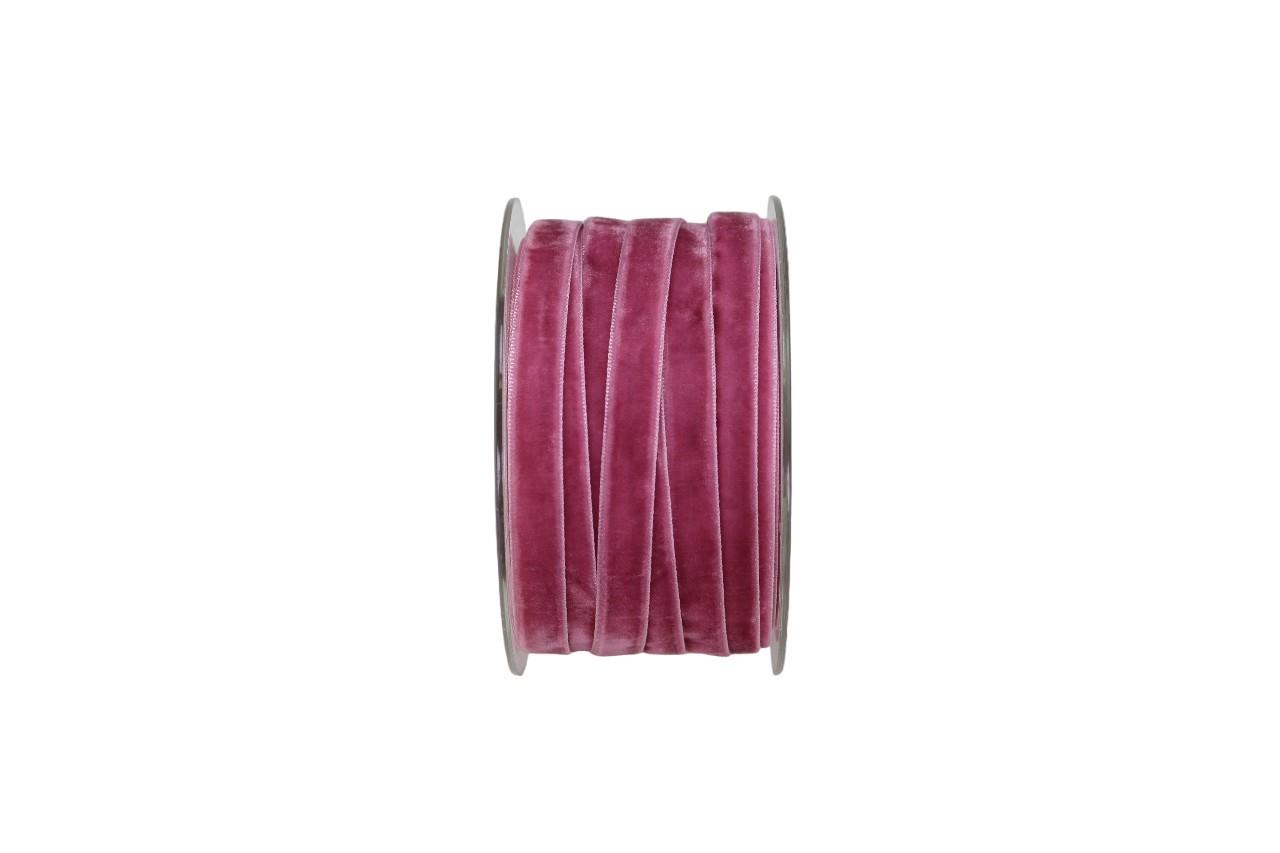 Band Velvet 10 mm 20 Meter rosa 660