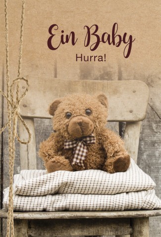 Glückwunschkarten Ein Baby Hurra! 11,5x17 cm