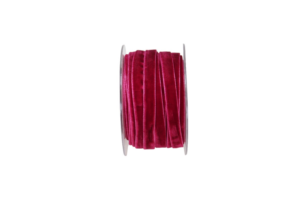 Band Velvet 10 mm 20 Meter beere 620