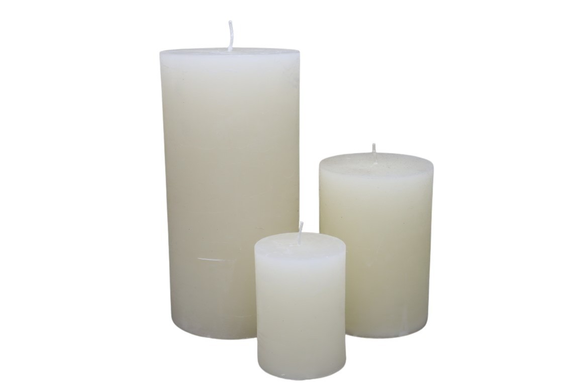 Kerze Rustika 200/100mm creme