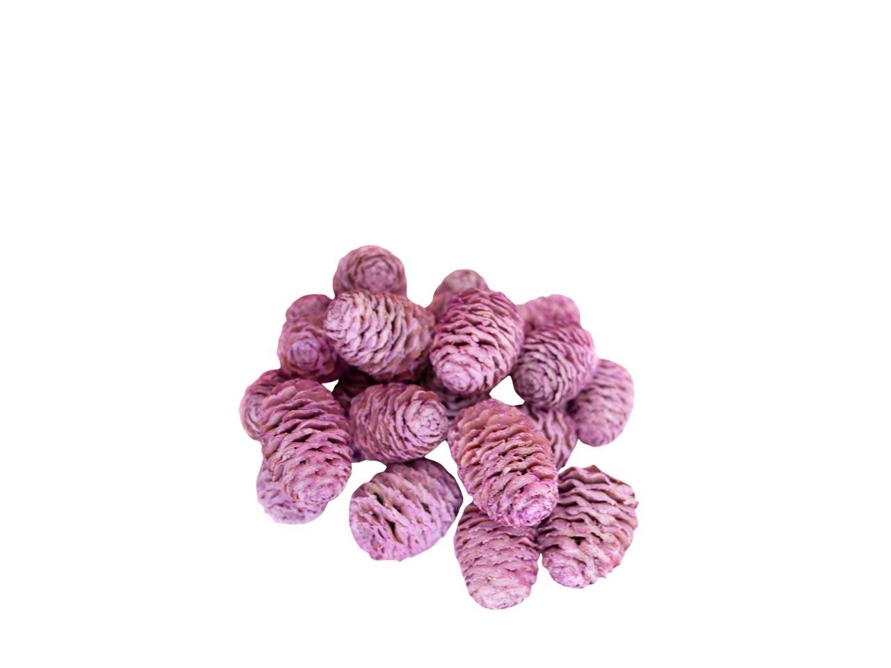 Zapfen Meridianum D2,5H3cm erika frosted 1kg