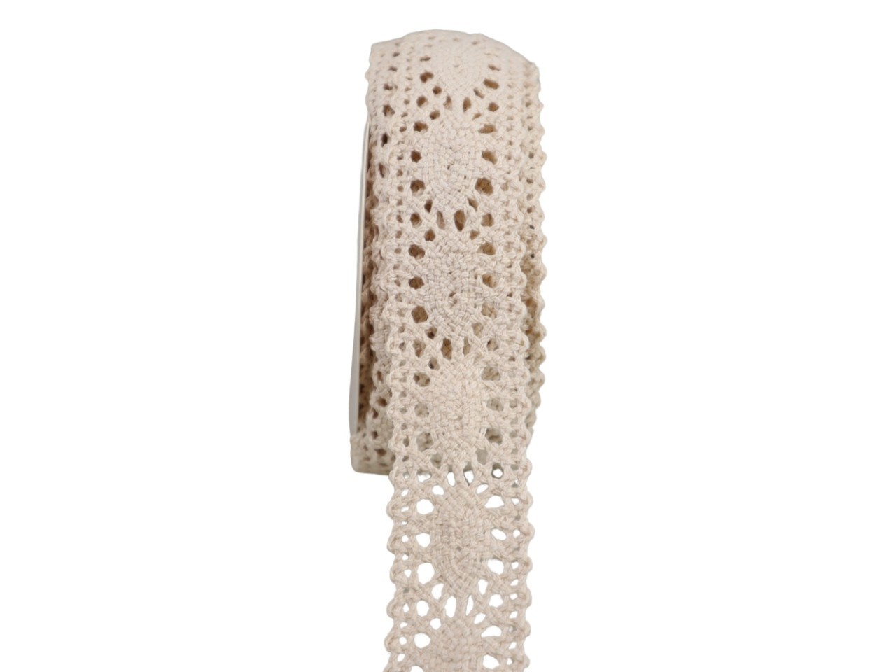Spitzenband Baumwolle beige 3cm