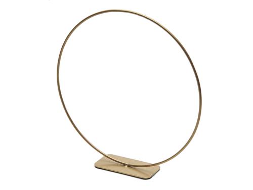 Metallring auf Fuß gold 25cm