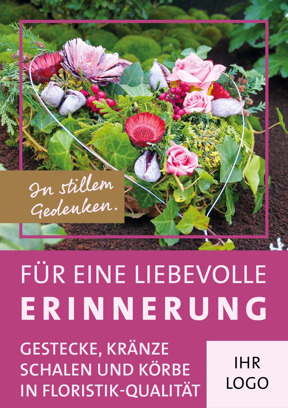 ekaflor Allerheiligen 2 Plakate A1 inkl. Druck 03 (2Stk)