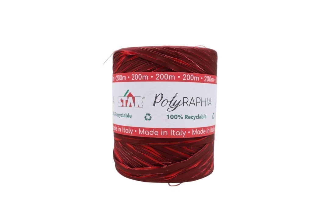Polyraphia 15mm 200 Meter, rot  Fb. 200